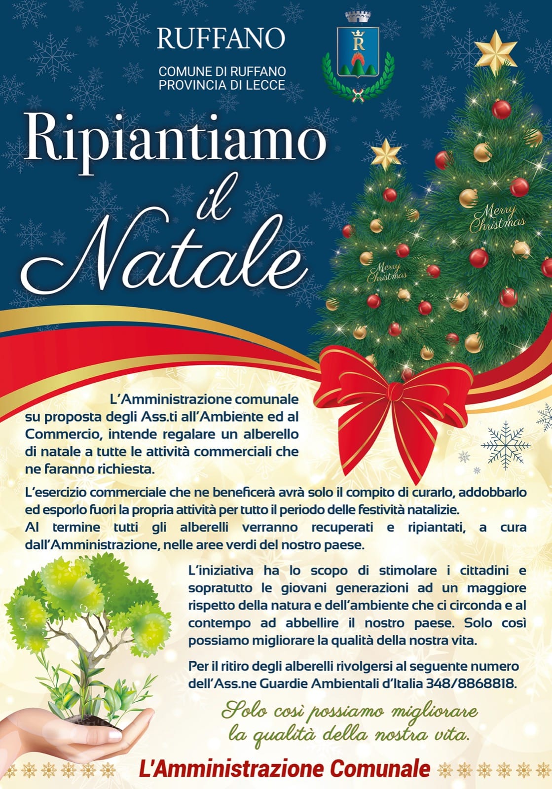 Ripiantiamo il Natale Ripiantiamo il Natale