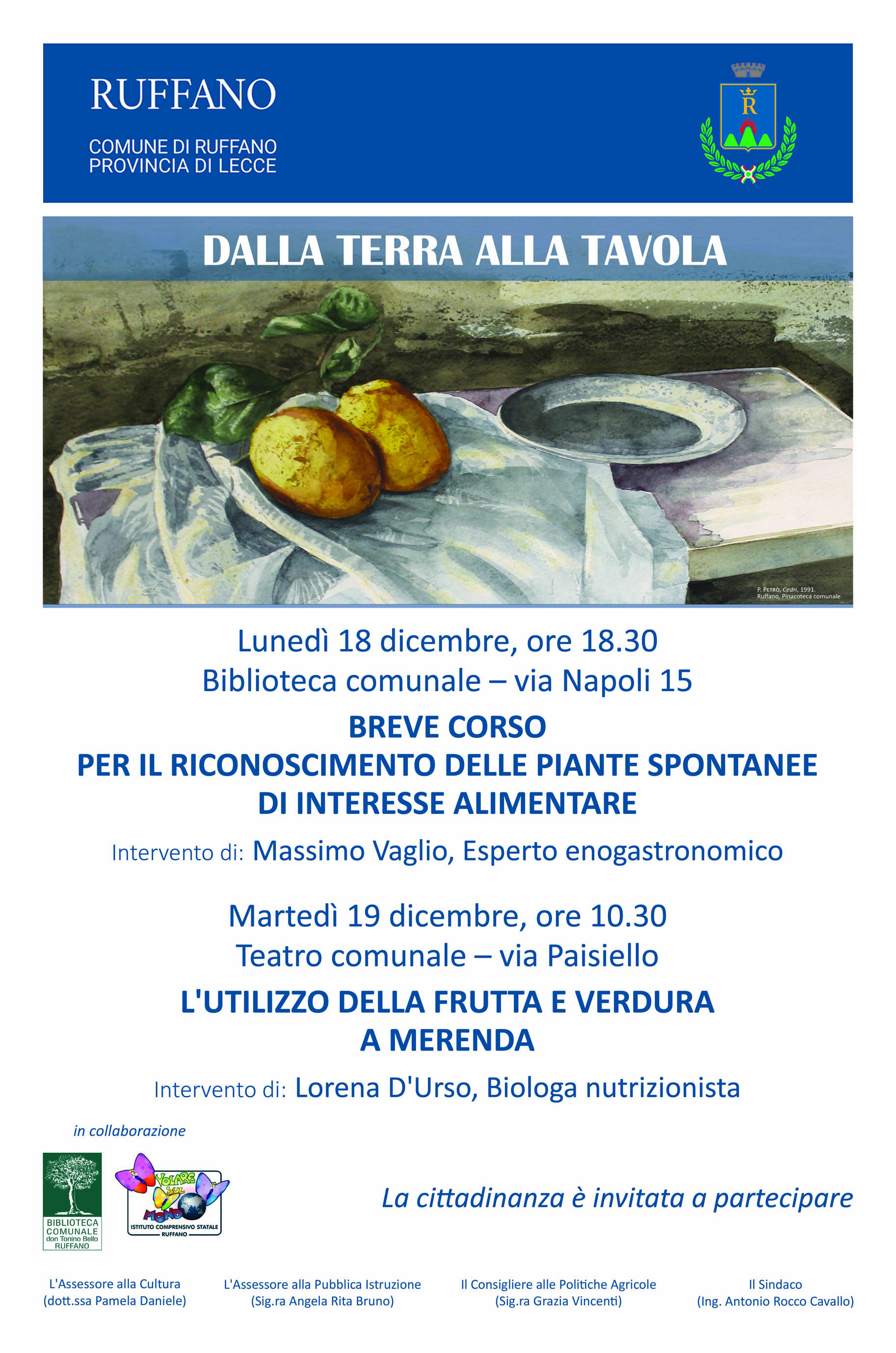 Dalla terra alla tavola