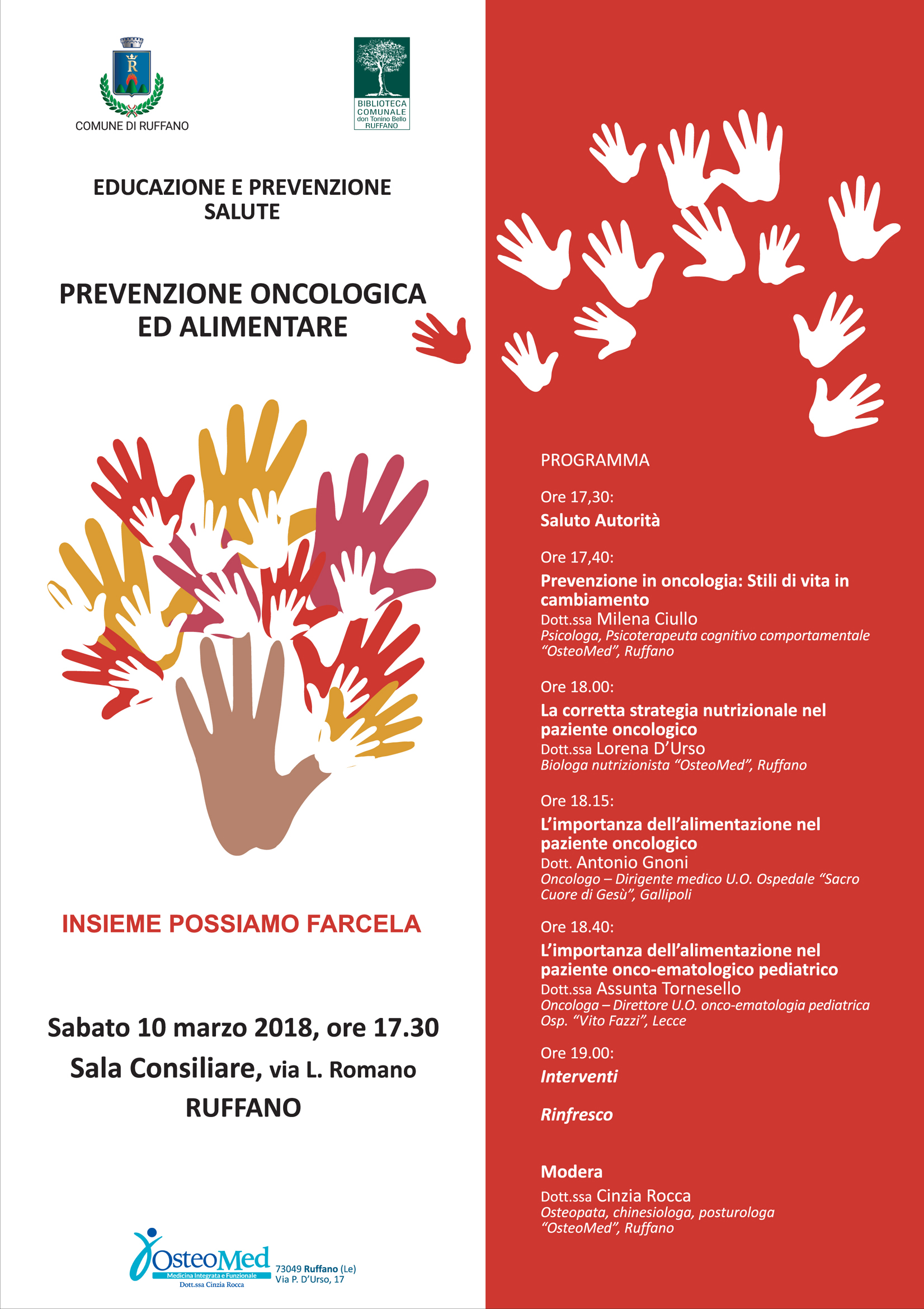 Prevenzione oncologica ed alimentare