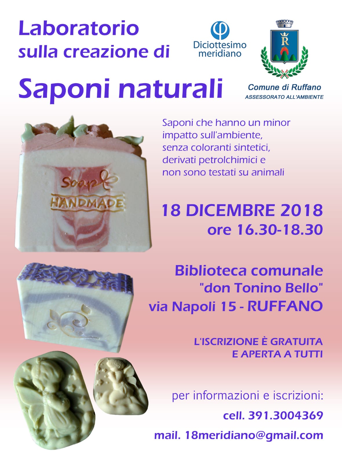Laboratorio sulla creazione di saponi naturali